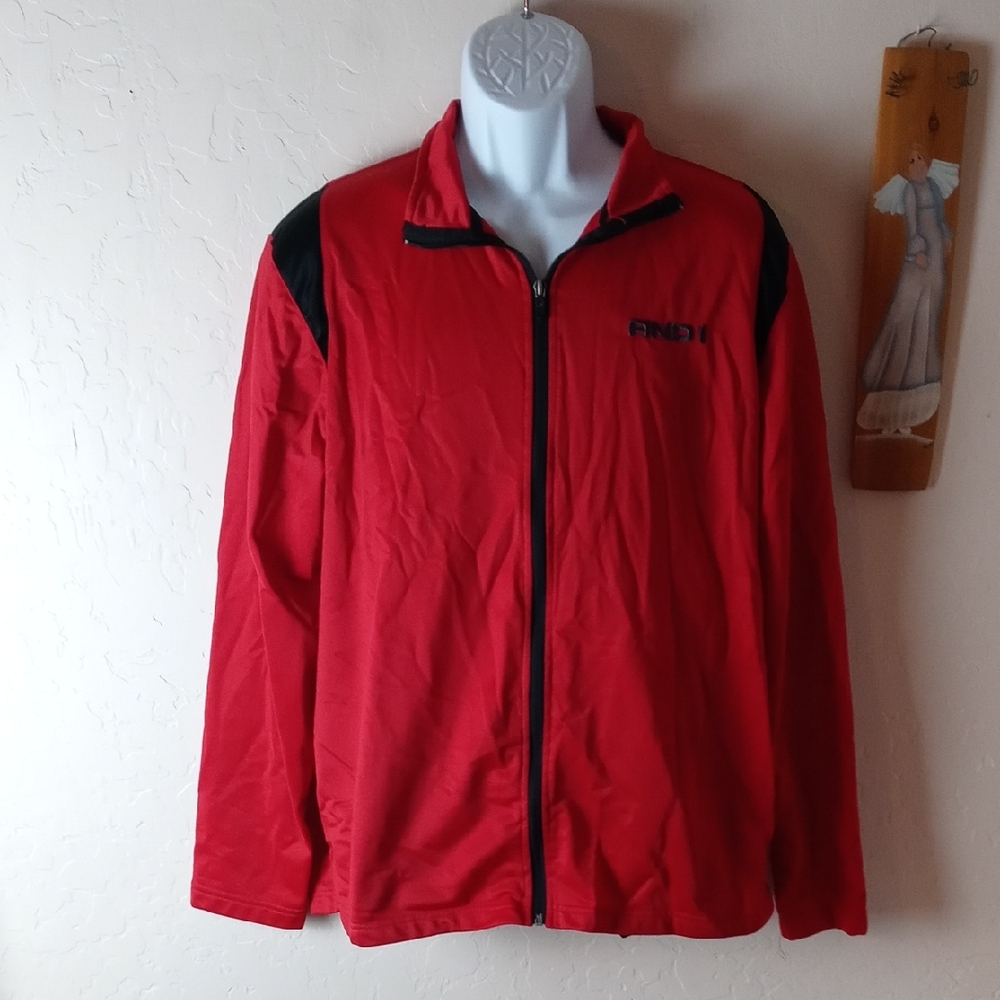 AND1 Men's Red Jacket